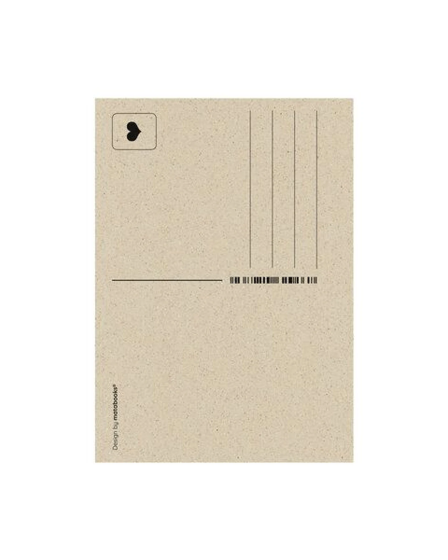 matabooks® A6 Postkarte mit Tiermotiv aus nachhaltigem Graspapier – Wildlife – Ansicht 2
