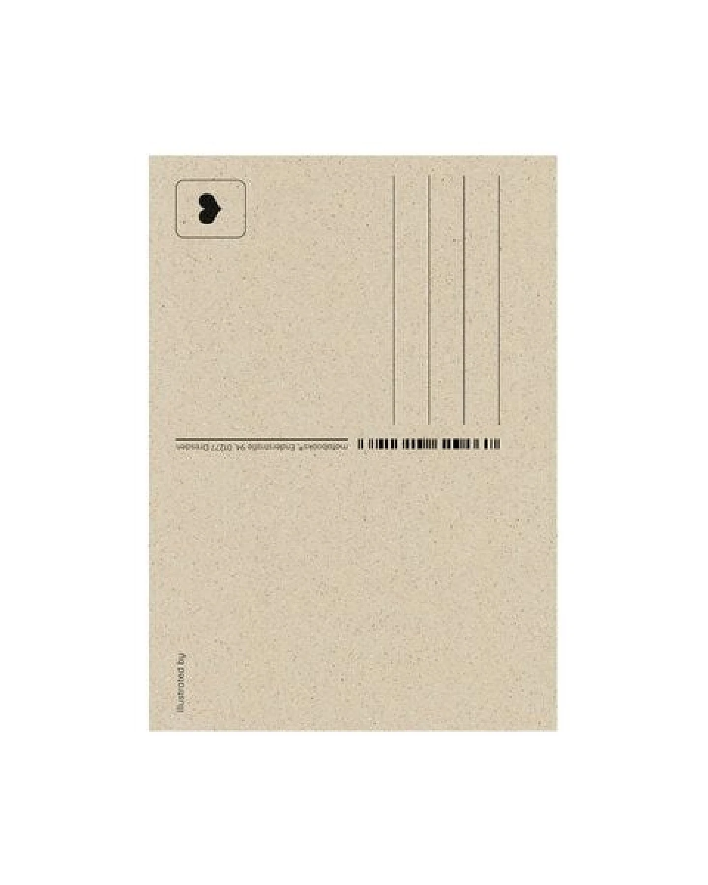 matabooks® Nachhaltige A6 Postkarte aus Graspapier – Ansicht 2
