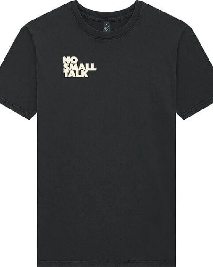 ilovemixtapes NO SMALL TALK Siebdruck Unisex T-Shirt