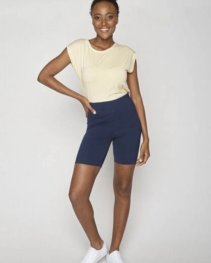 GREENBOMB Basic Short - Sportliche Leggings aus Bio-Baumwolle / GOTS / Fair & Vegan