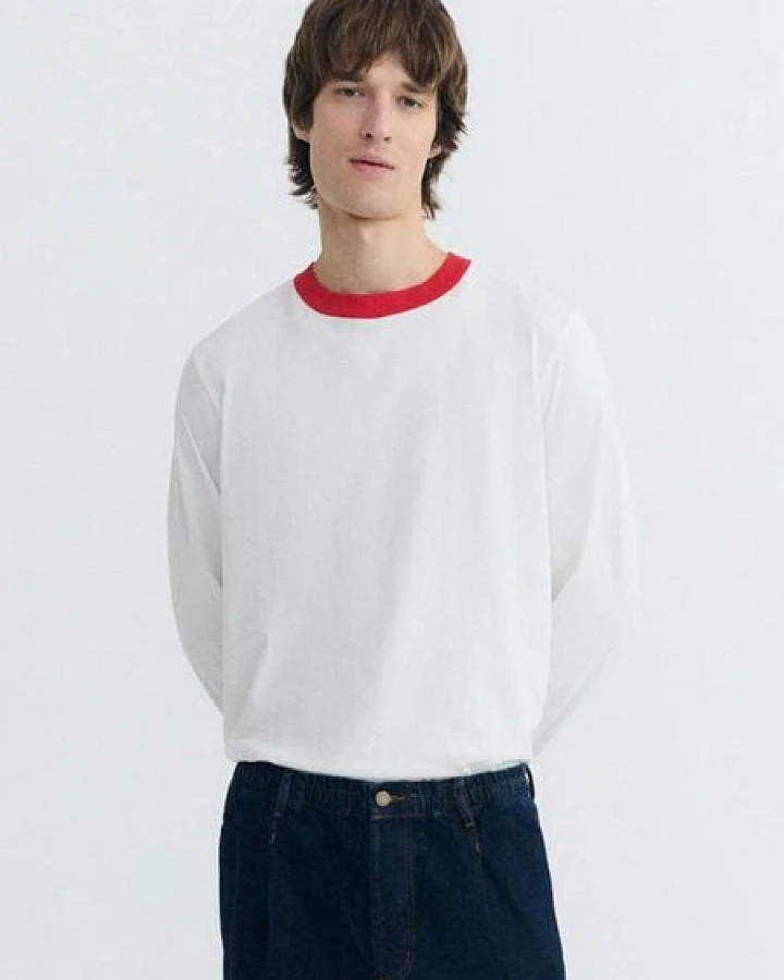 thinking mu Herren Longsleeve - Emilio R Tee - Bio-Baumwolle