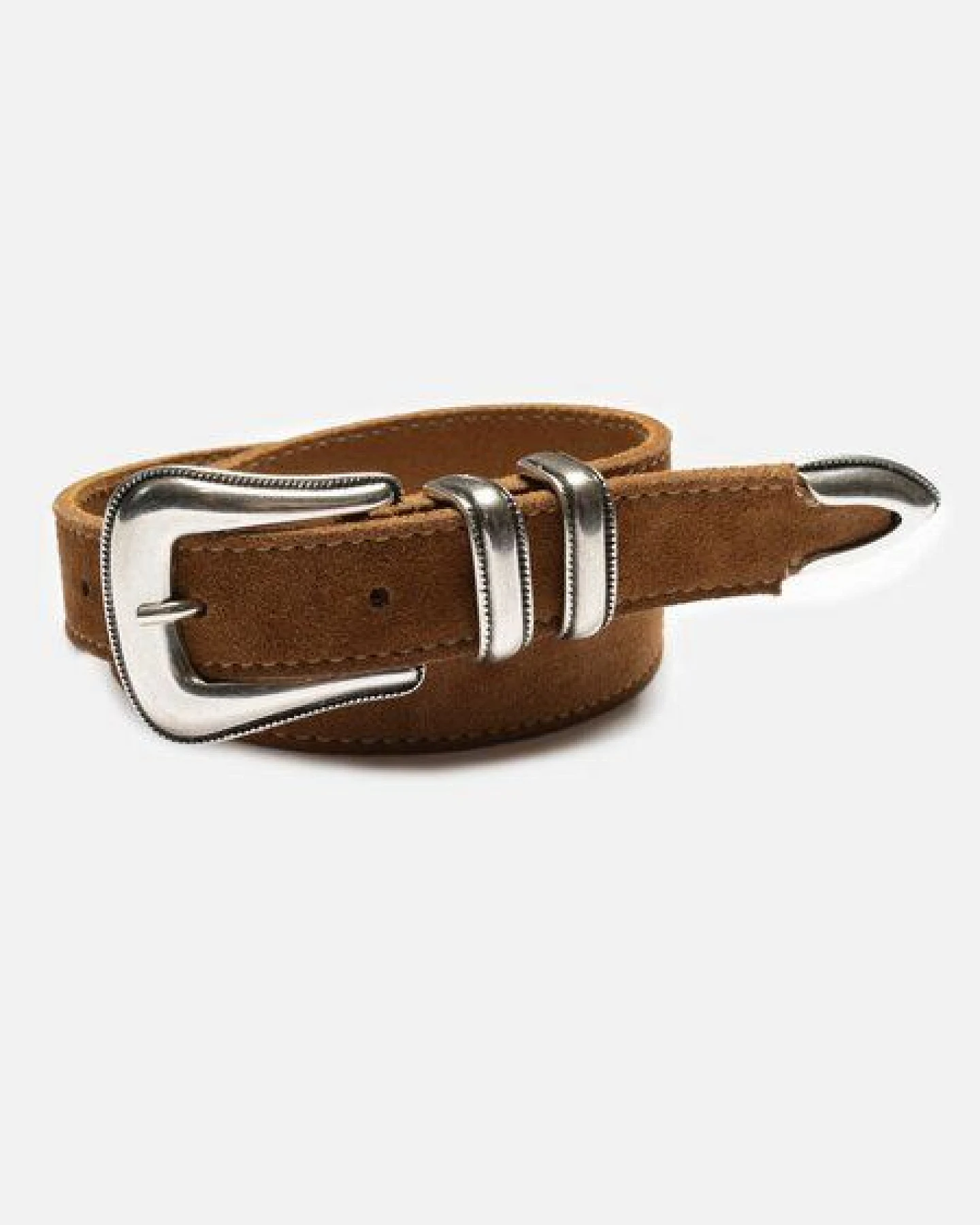 Nudie Jeans Unisex Gürtel - Western Silver Belt - aus Leder – Ansicht 4