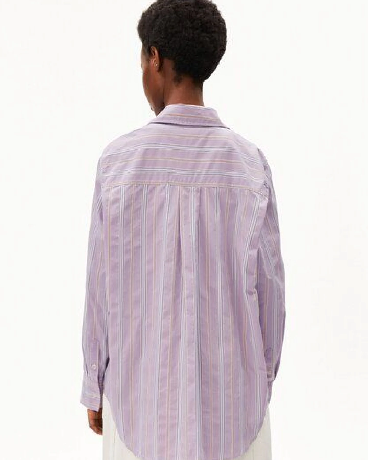 ARMEDANGELS STRIPE Damen Bluse aus 100% Bio-Baumwolle – Ansicht 2