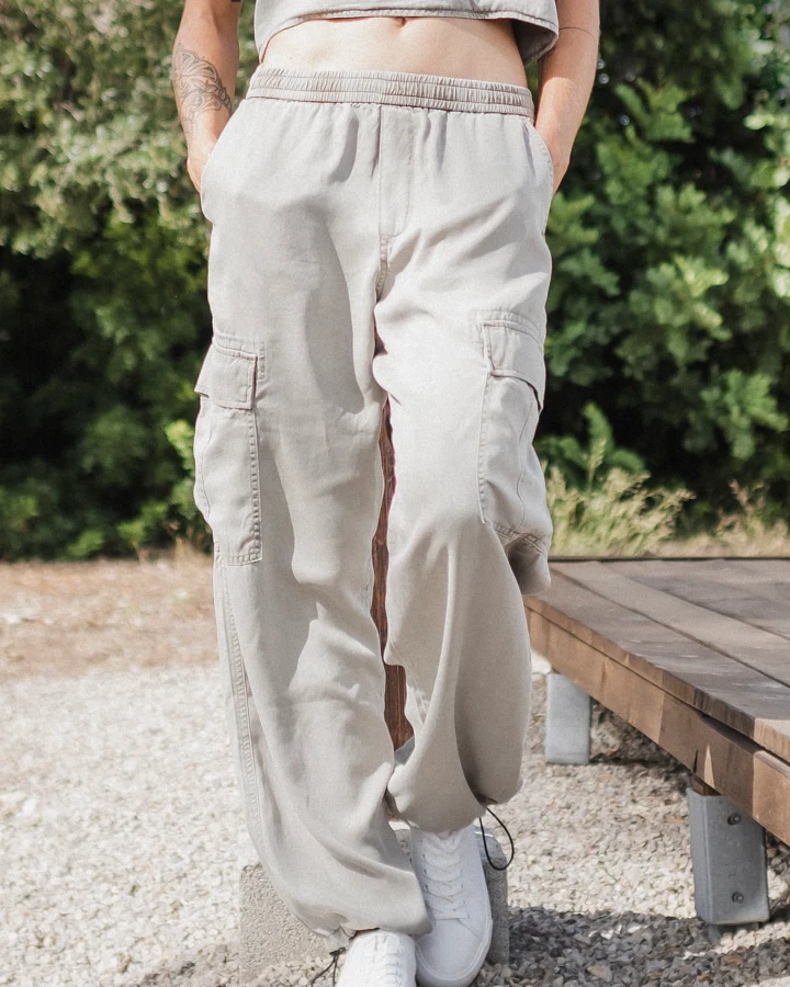 Dawn Damen vegan Cargohose Ray Rock Olive