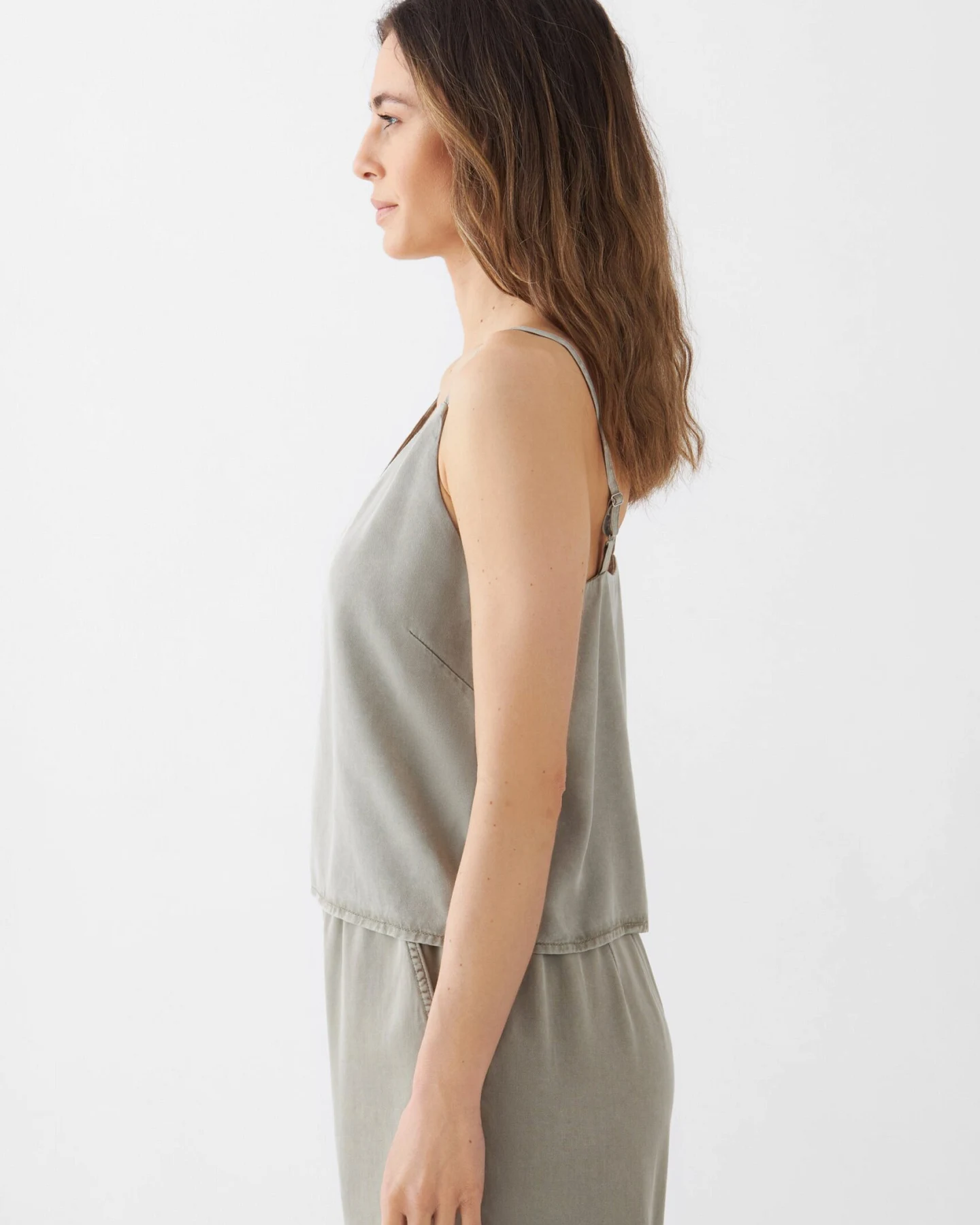 Dawn Damen vegan Top Spring Rock Olive – Ansicht 2