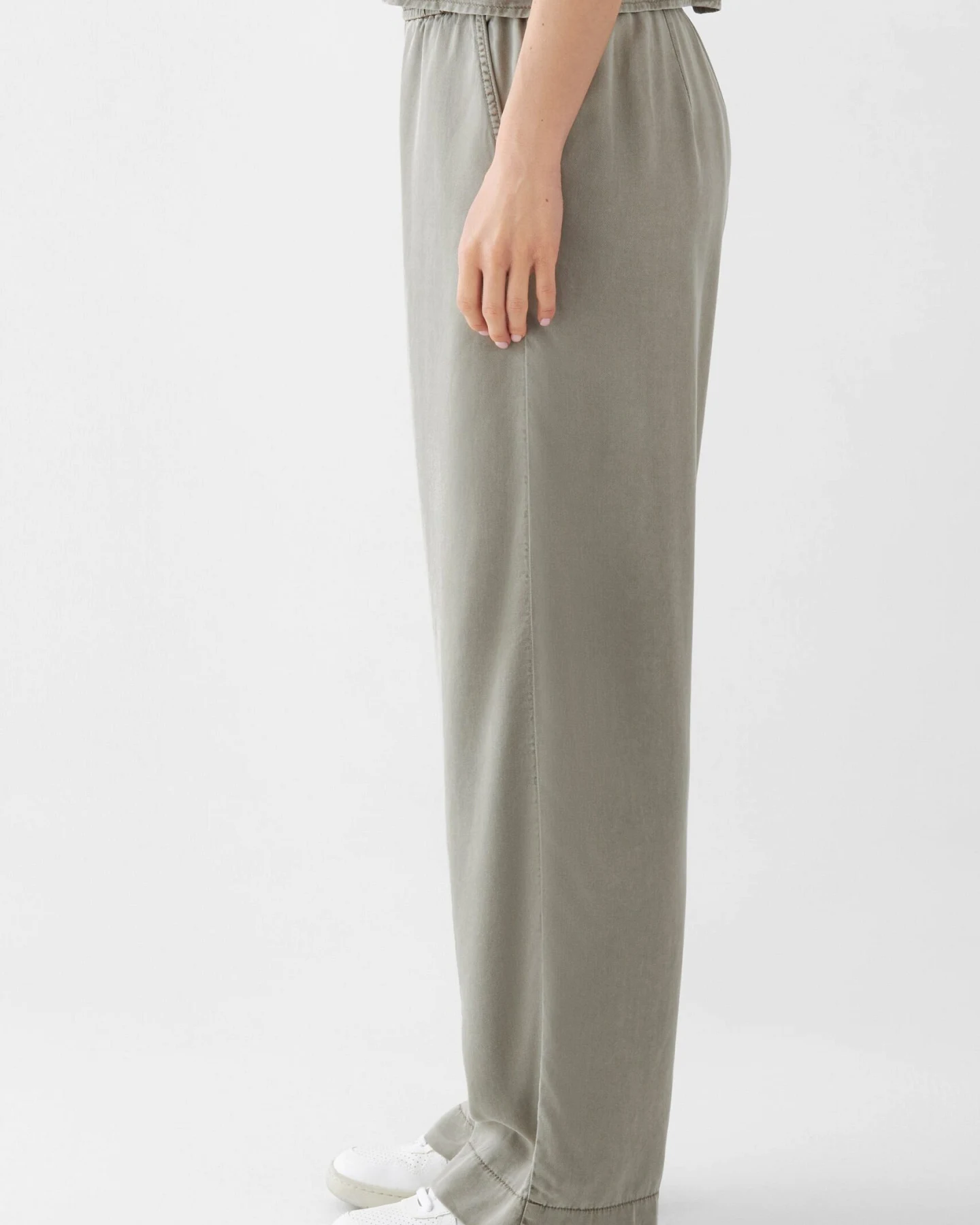 Dawn Damen vegan Hose Ray Rock Olive – Ansicht 2