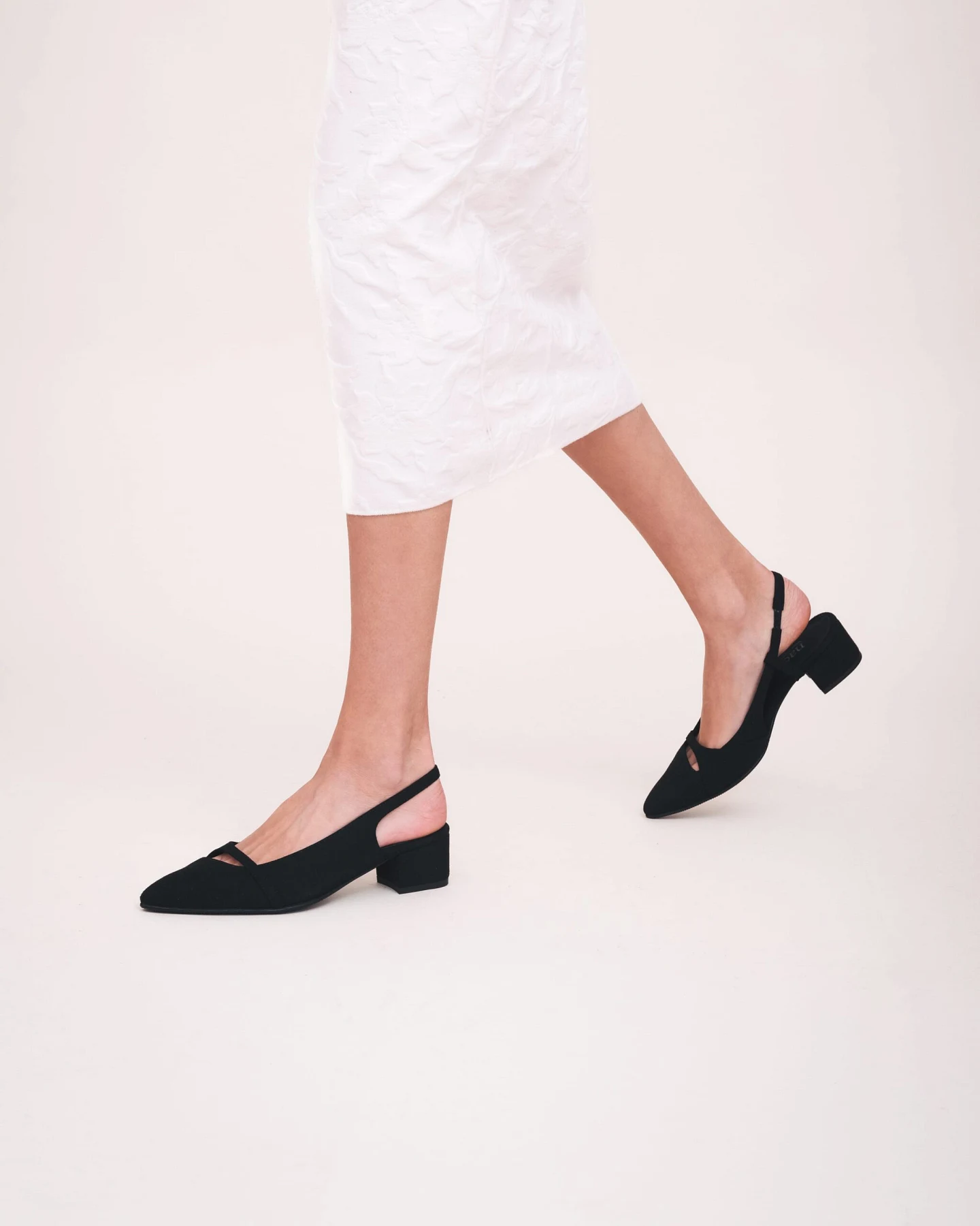 NAE Damen vegan Pumps Solane Schwarz – Ansicht 2