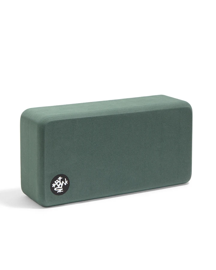 Manduka Recycled Foam Block Lean - Sage