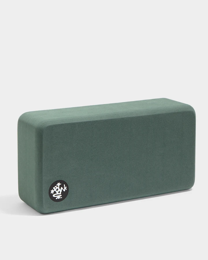 Manduka Recycled Foam Block Lean - Sage