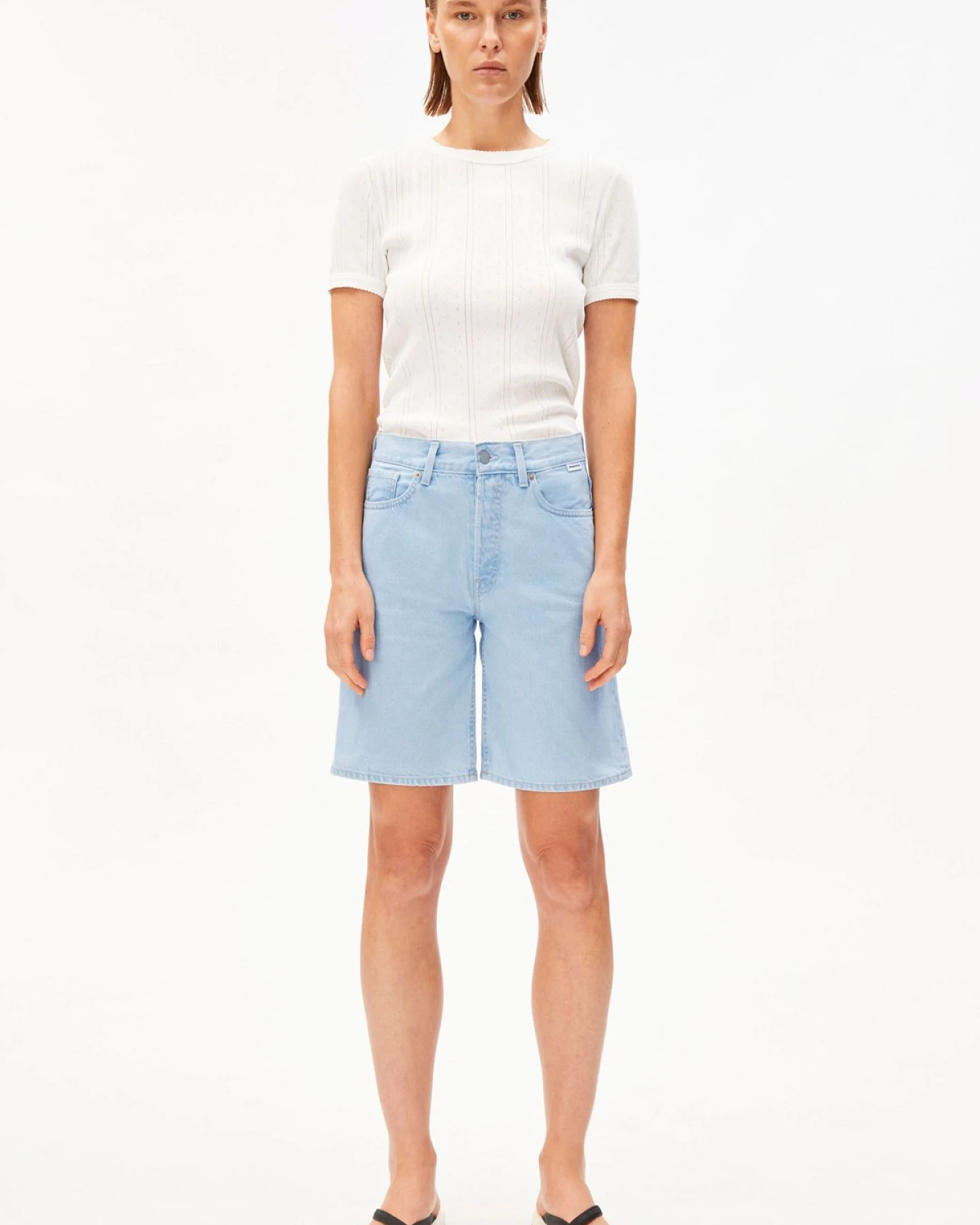Jeansshorts Thalinaa Fresh Blue – Ansicht 3