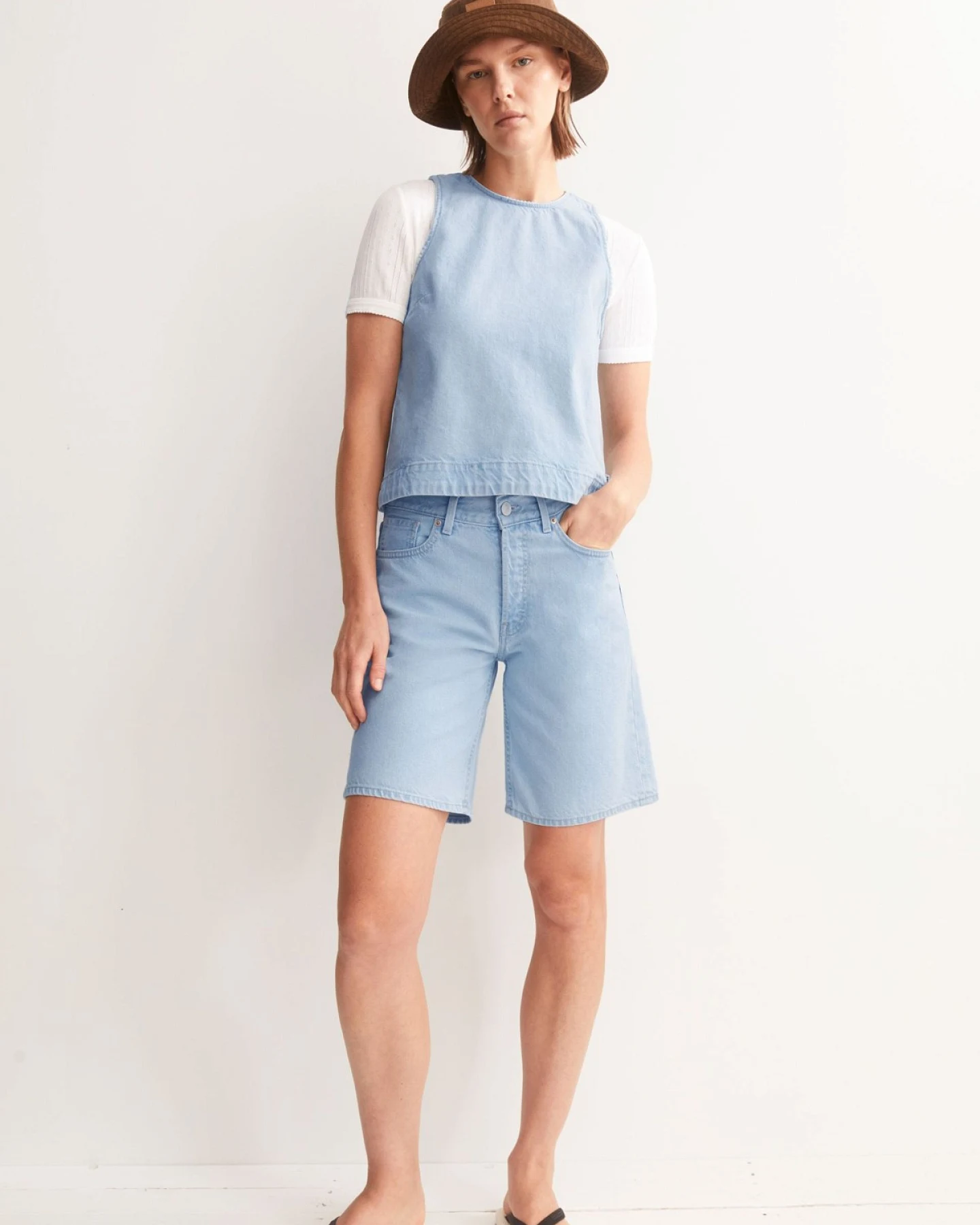 Jeansshorts Thalinaa Fresh Blue – Ansicht 5