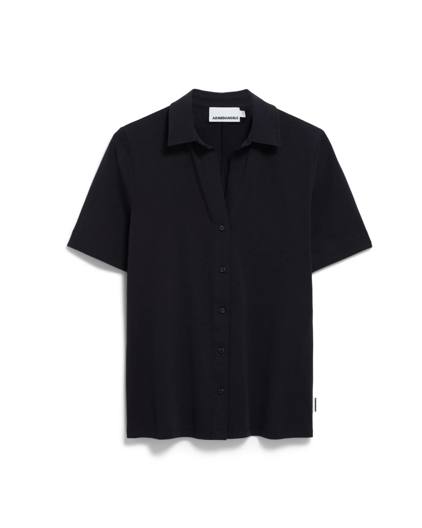 Bluse Kurzarm Nalitaa Schwarz – Ansicht 6