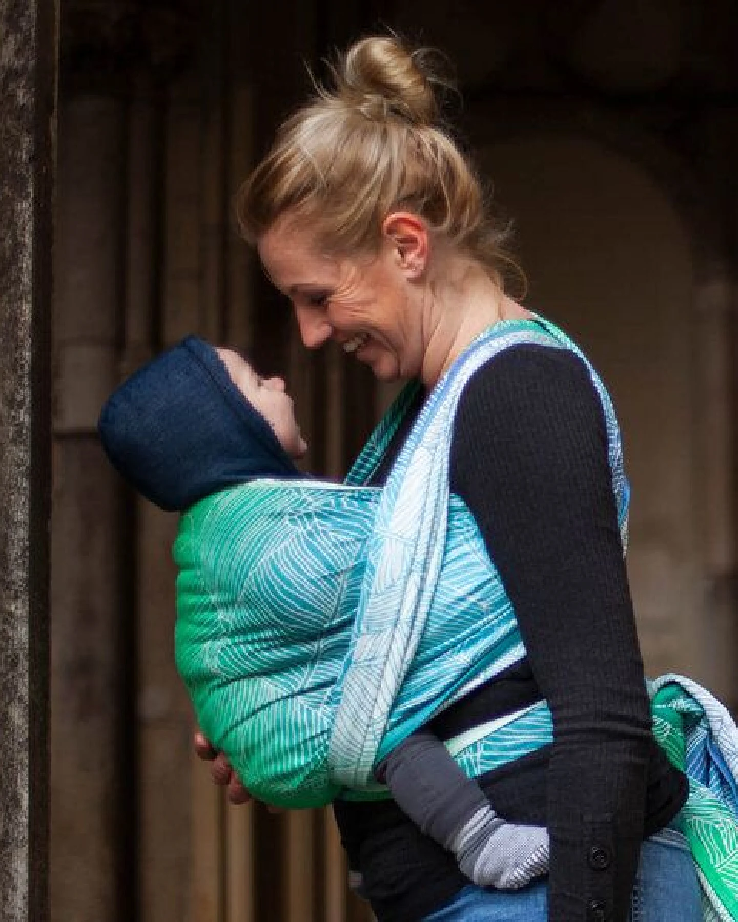 Hoppediz Babytragetuch - Gewebtes Tragetuch kbA – Ansicht 2