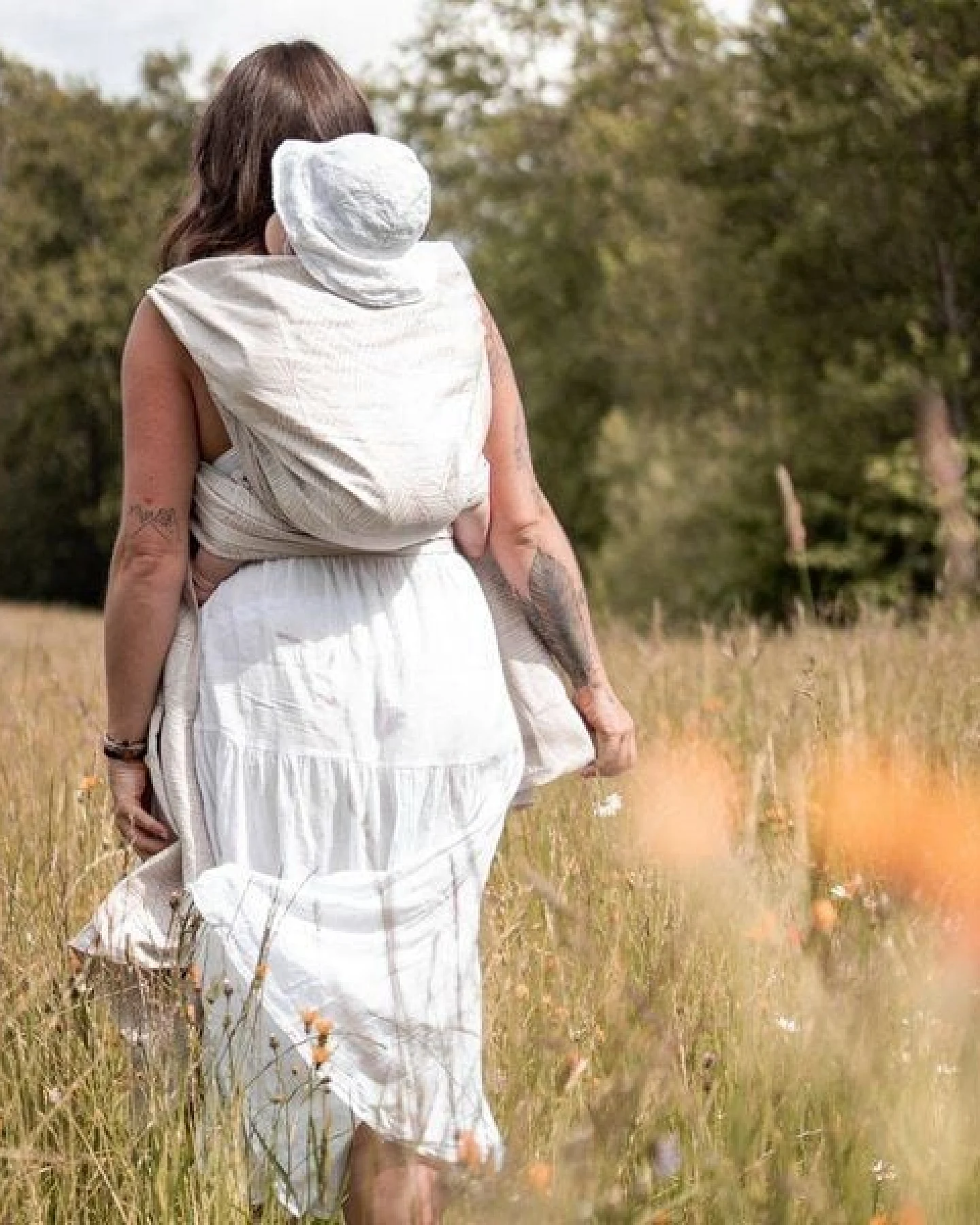 Hoppediz Babytragetuch - Gewebtes Tragetuch kbA – Ansicht 4
