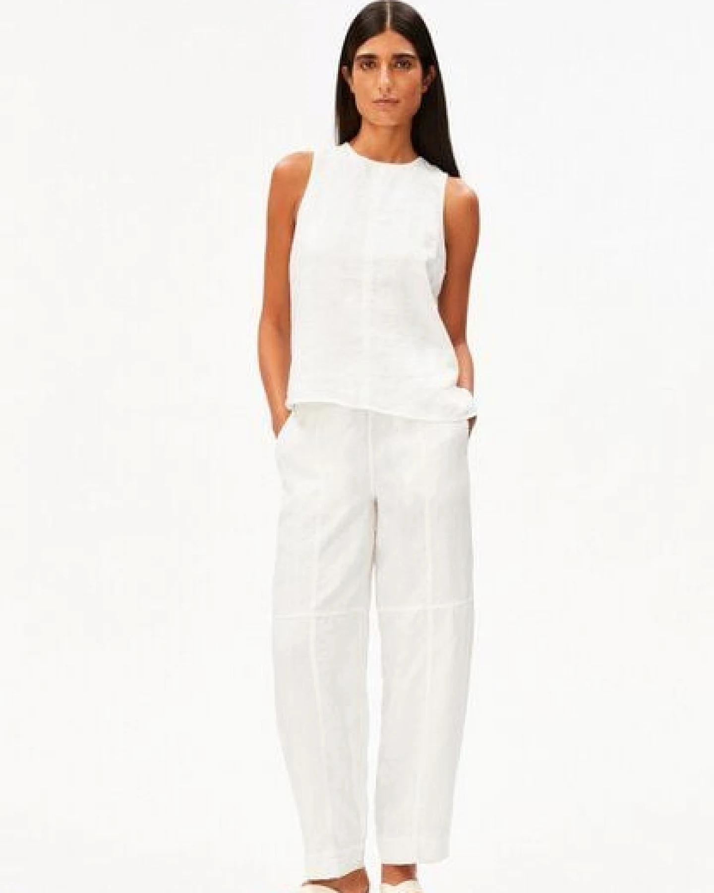 ARMEDANGELS LINO BARREL Damen Hose aus 100% Leinen – Ansicht 4