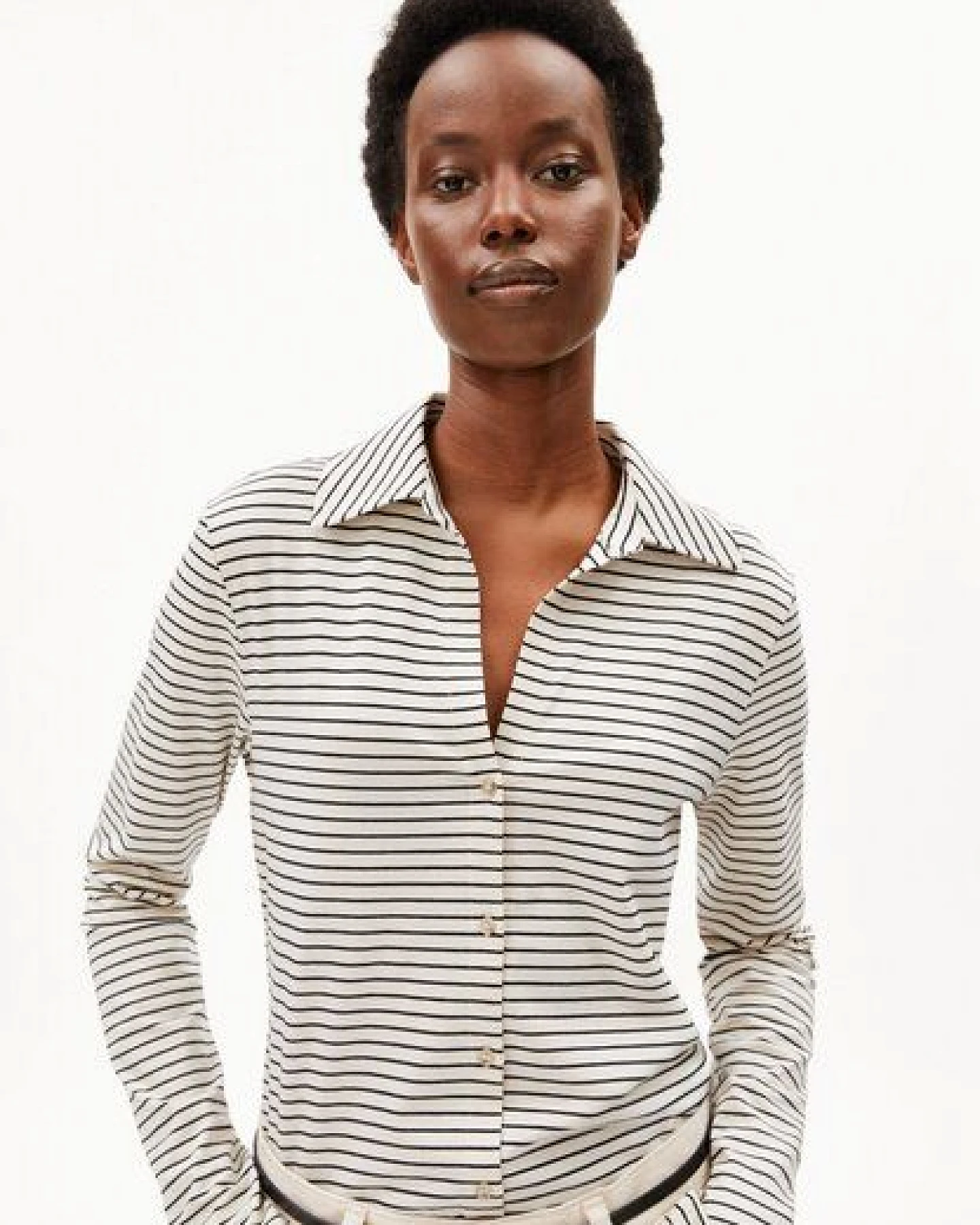 ARMEDANGELS NALAANNIA STRIPE Damen Bio-Baumwoll Mix – Ansicht 3