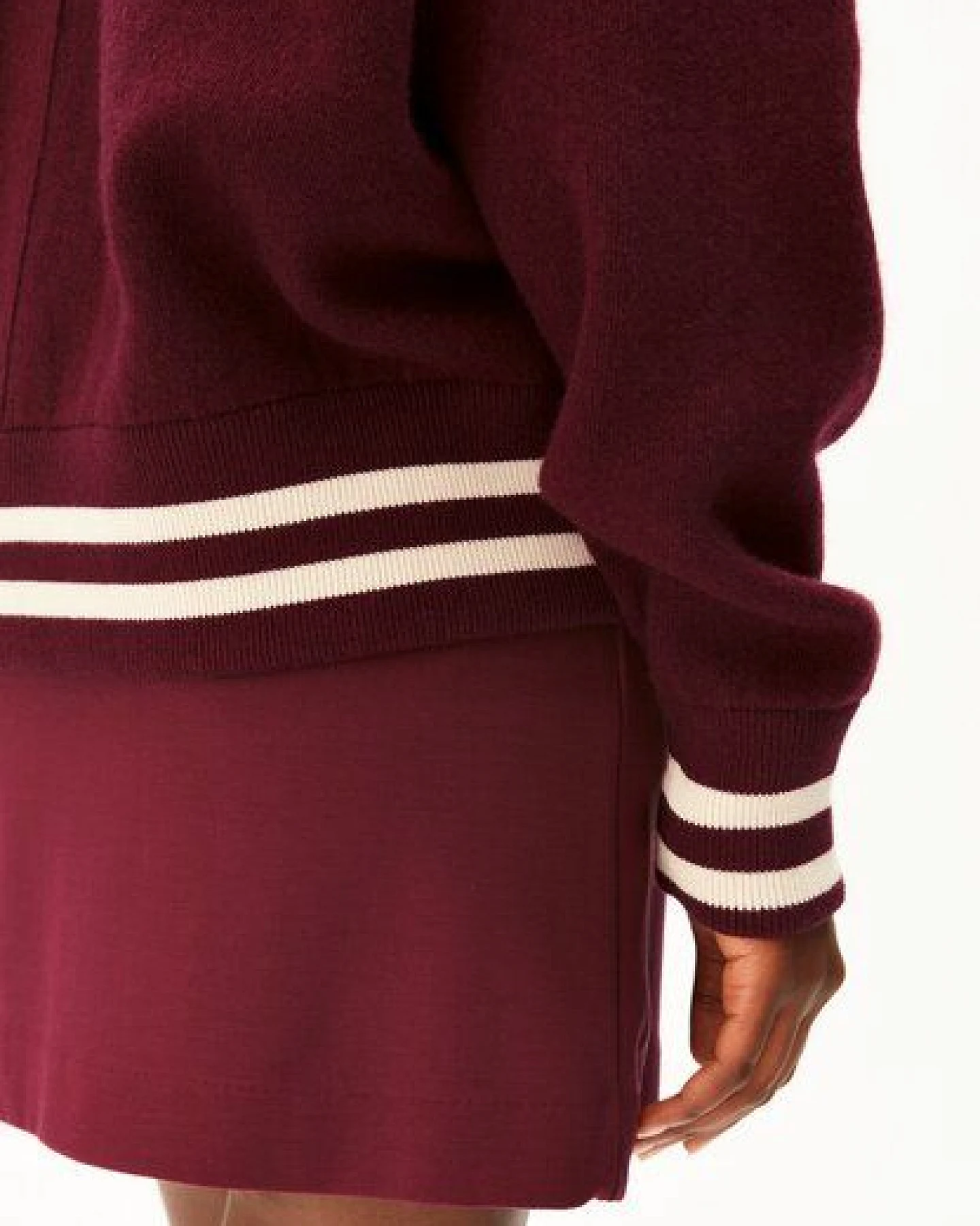 ARMEDANGELS ICONIC Å AALISON Damen Collegejacke aus Bio-Woll Mix – Ansicht 4