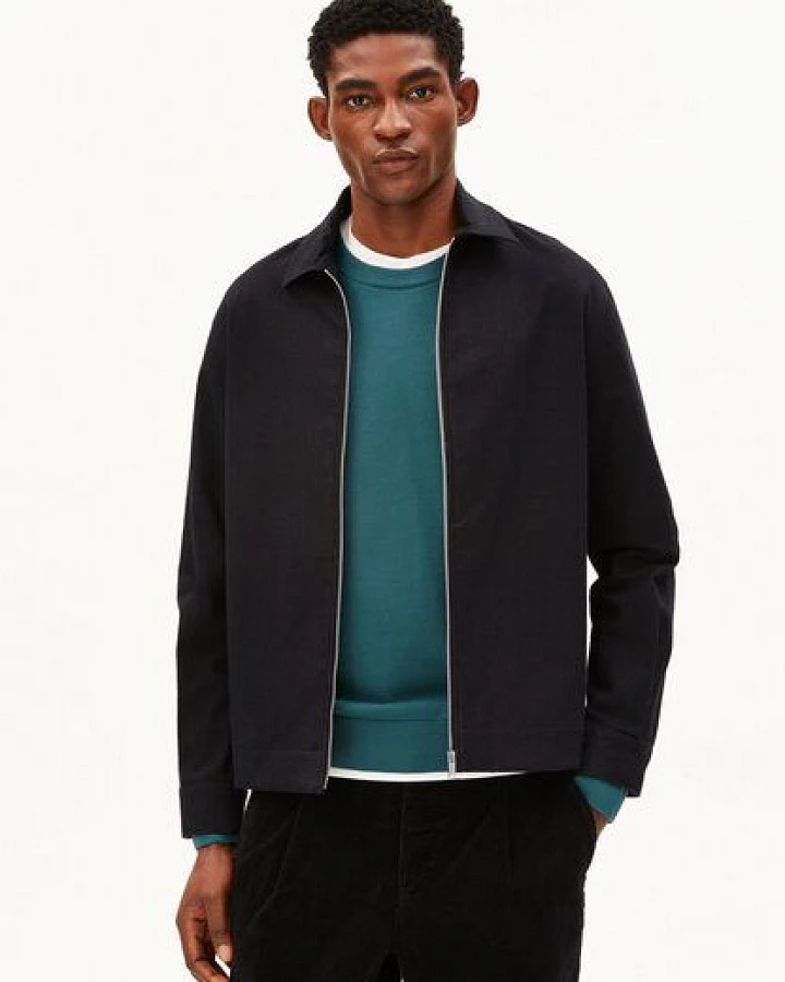 ARMEDANGELS STRUCTURE Herren Jacke aus Bio-Baumwoll Mix