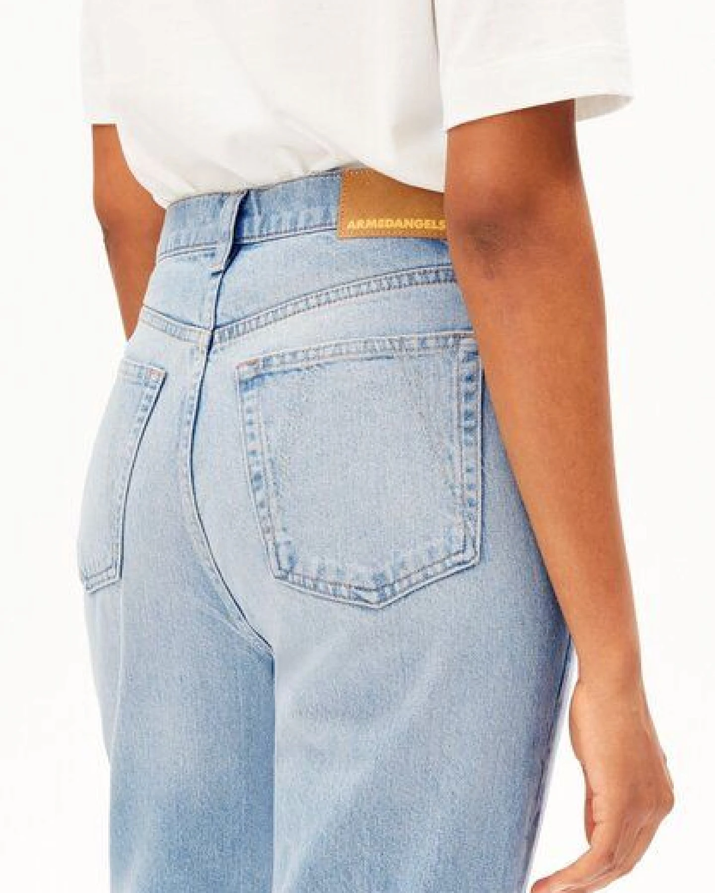 ARMEDANGELS AAIKALA Damen Straight Jeans High Waist aus recycelter Baumwolle – Ansicht 3