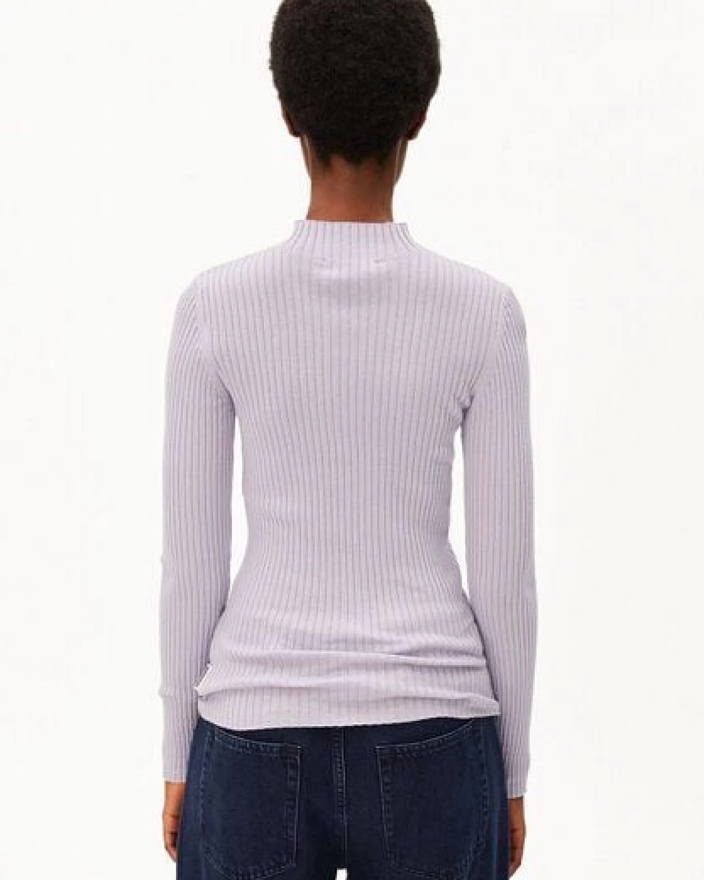 ARMEDANGELS ALAANIA Damen Pullover Slim Fit aus Bio-Baumwolle – Ansicht 2