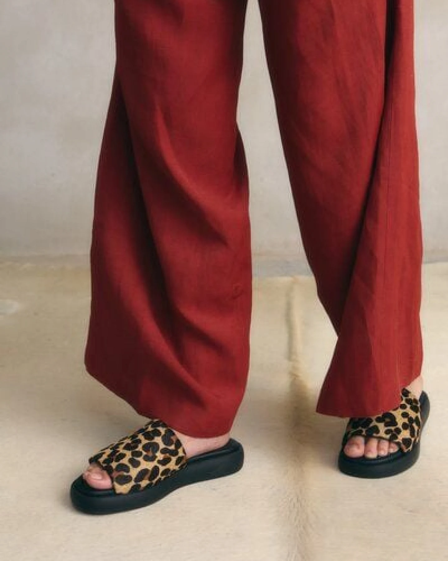 Jutelaune Emilie Leopard Sandals – Ansicht 2