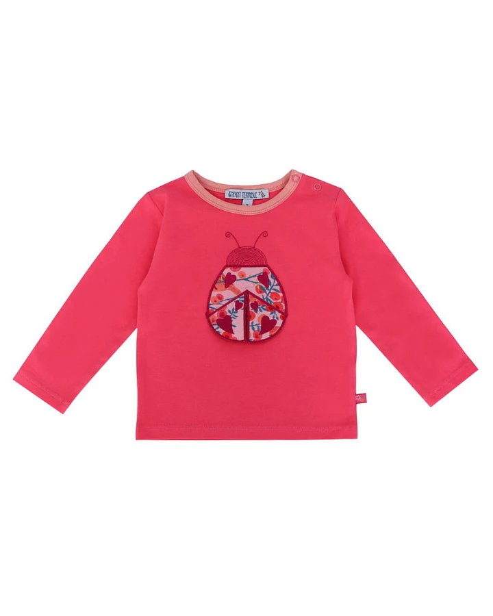 Shirt Marienkäfer Bright Pink 68