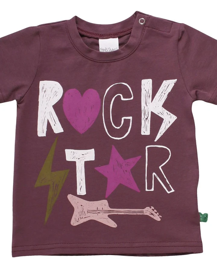 Star Rock T Girl Plum Purple Lila 104