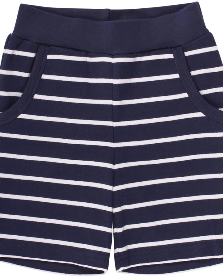 Stripe Shorts Navy 128