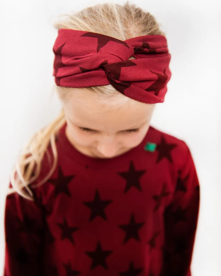Star Headband Bordeaux - One Size