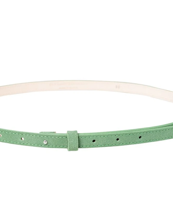 Gürtel Velvet Schmal 1,5cm Opal 85