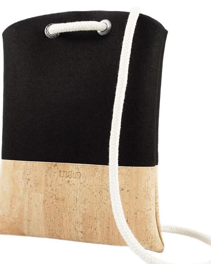 Suber Rucksack Schwarz Natur