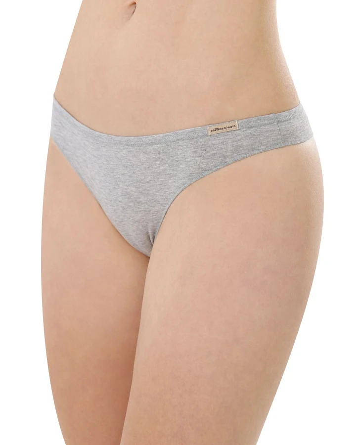 String Low-Cut Grau-Melange 42