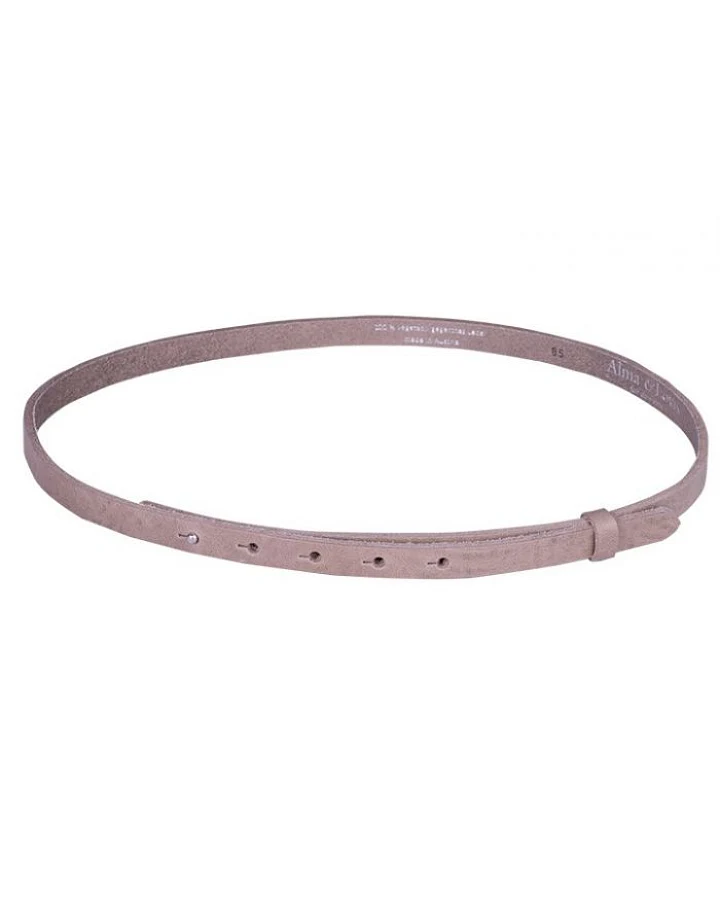 Gürtel Schmal 1,5cm Greige 95