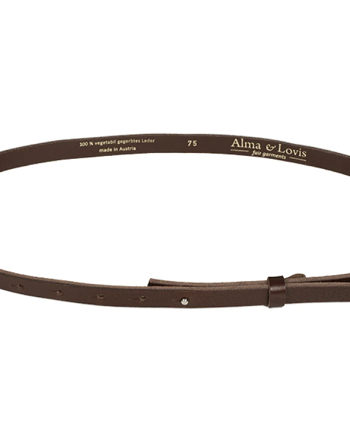 Gürtel Schmal 1,5cm Braun 95