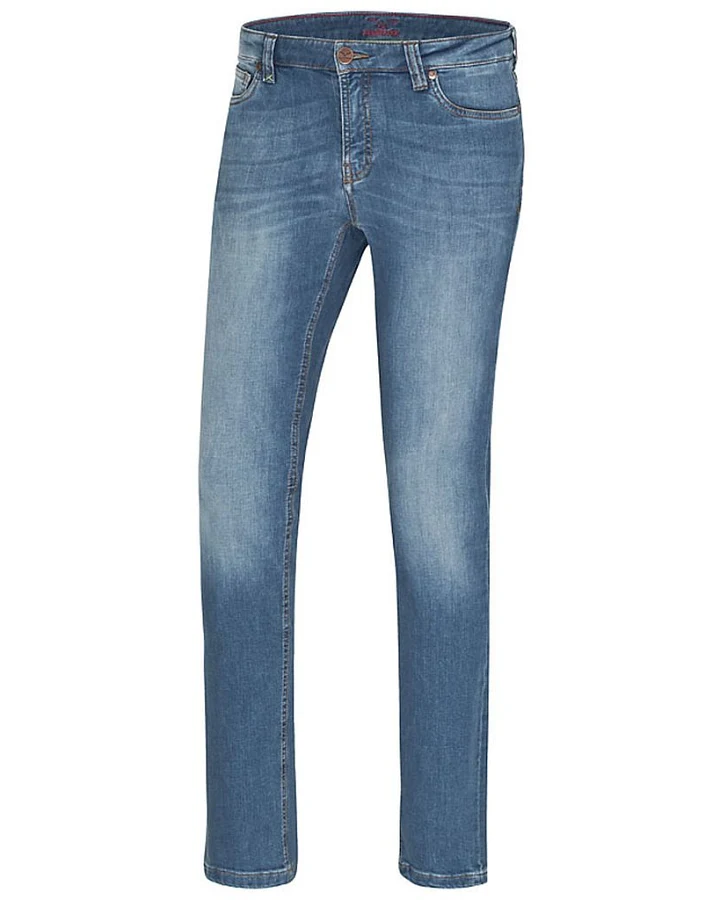 Svenja Summer Blue Slim Fit Medium Waist Jeans - Bio-Baumwolle 34