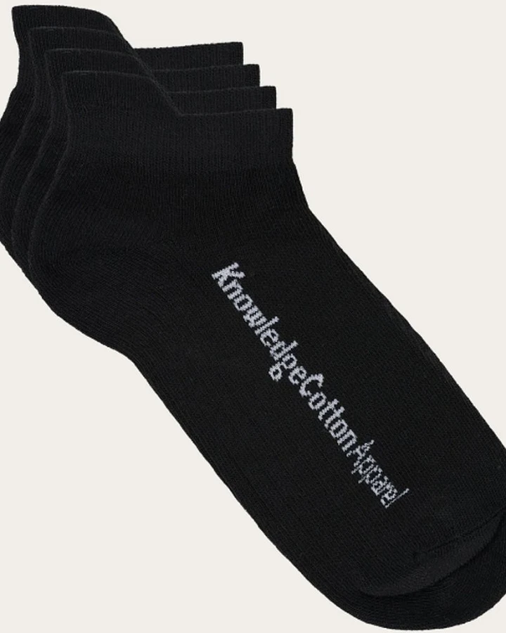 2-Pack Footies Black Jet 35-38