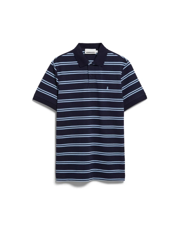 Striped Poloshirt Tinty Navy-Wedgwood XL