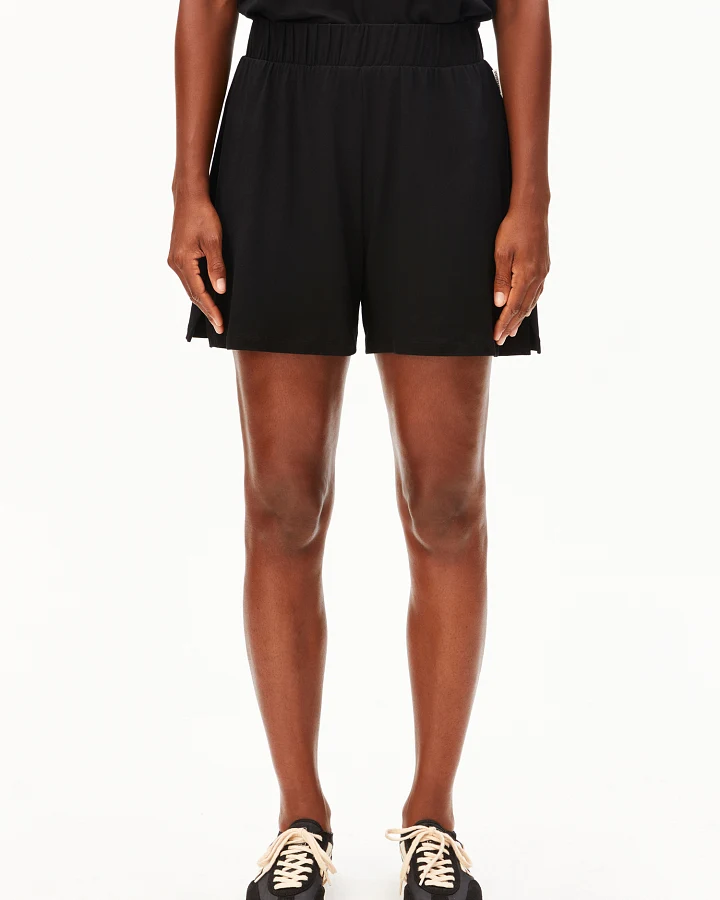 Relaxed Jersey Shorts Black L
