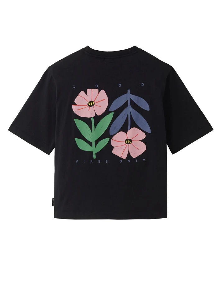 Women T-Shirt Azolla Good Vibes Black XS