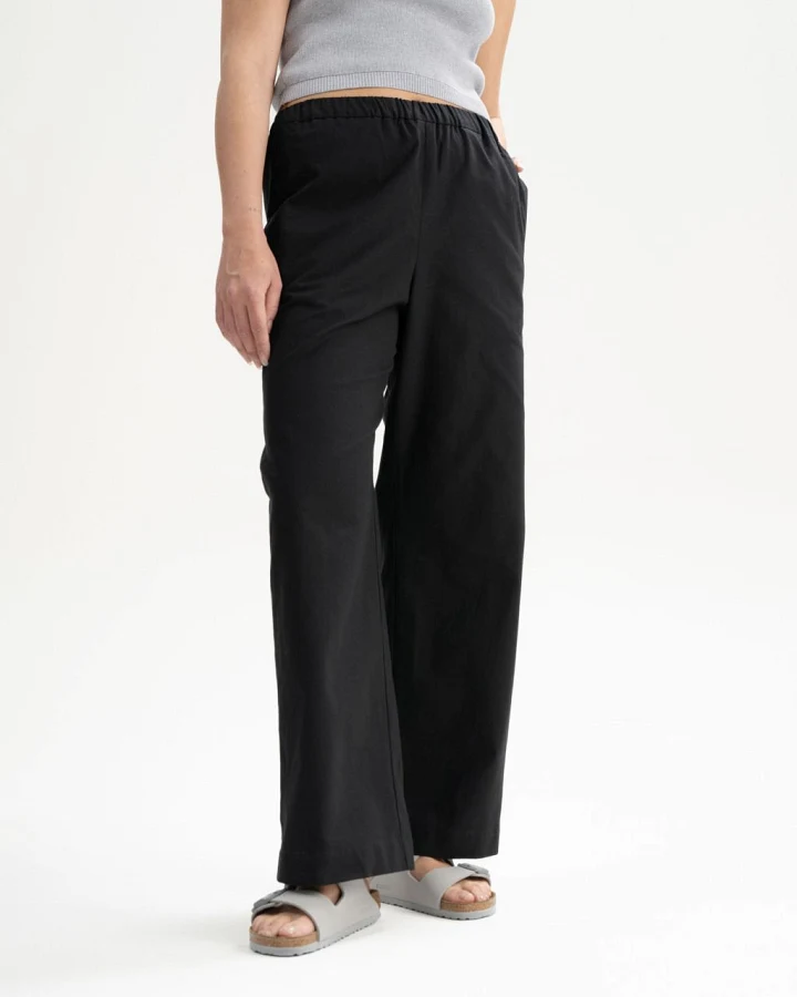 Crepe Pants Turvi Black S