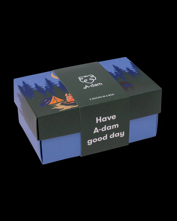 Have A-Dam Good Day 3er Pack - Casual Socks 36-40