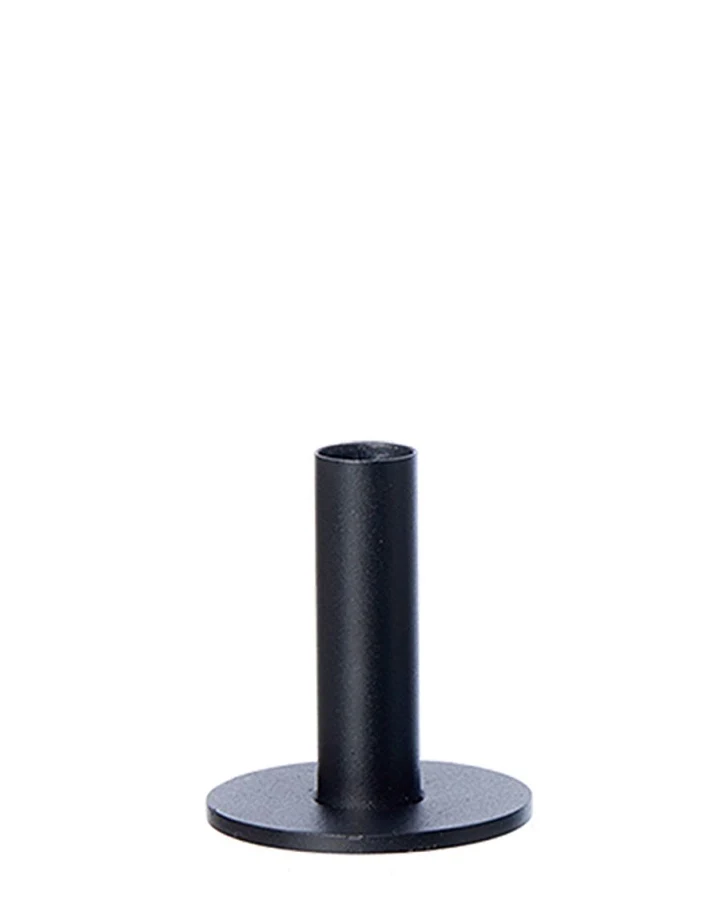 Vienna Taper Candle Holder 9cm Black