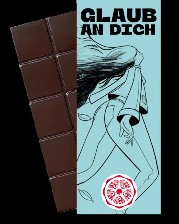 SweetGreets Bio-Schokolade Glaub an dich
