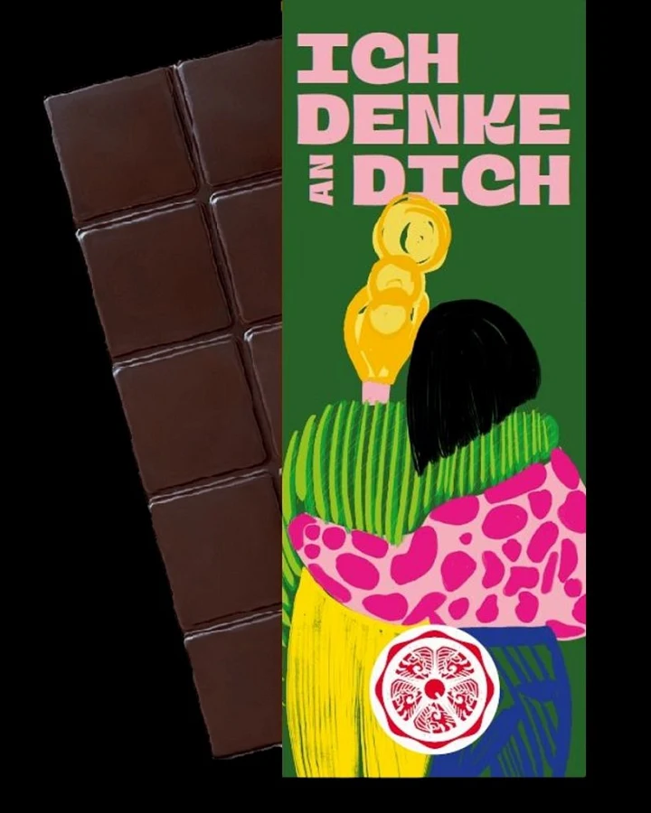 SweetGreets Bio-Schokolade Ich denke an dich