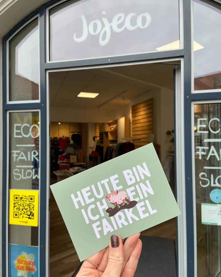 Postkarte A6 Heute Bin Ich Ein Fairkel