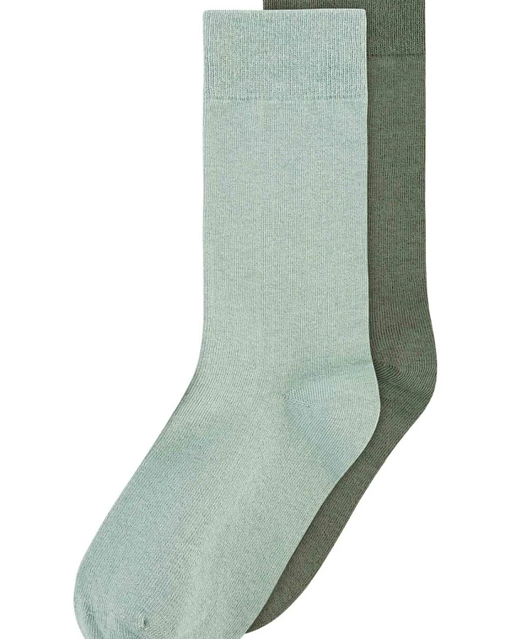 Socken 2er Pack Basic Mint/Thyme 35-38