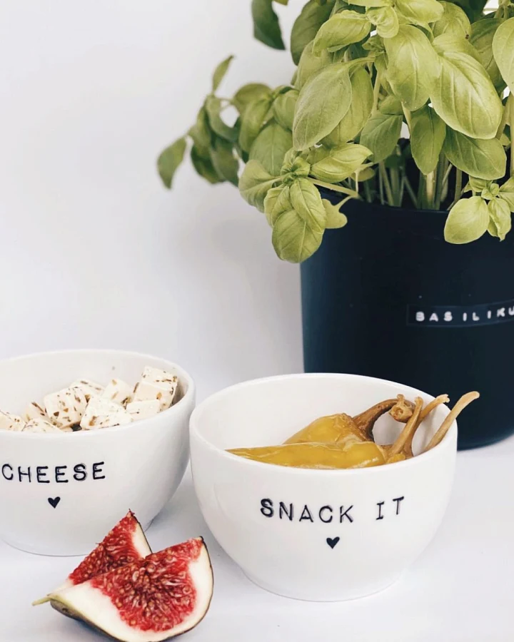 Dip Schale Porzellan - Cheese