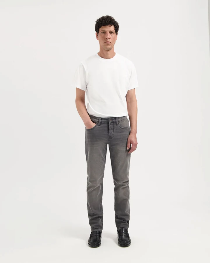 Jim Regular Slim Stone Grey 32/36