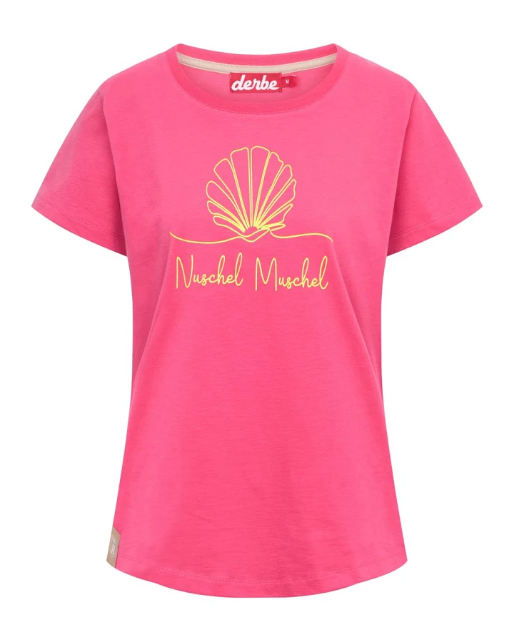 Nuschel Muschel Damen T-Shirt Azalea M