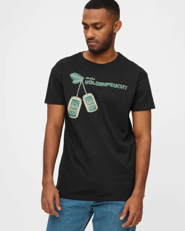 T-Shirt Hülsenfrucht Jet Black XL